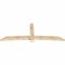 Ekena Millwork Bellingham Rough Sawn Timber Gable Bracket, Douglas Fir, 108"W x 40"H x 4"D x 6"F, 9/12 Pitch GBW108X40X0406BEL00RDF - alternate 3
